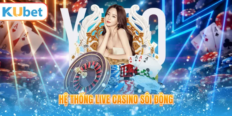 Hệ thống sôi động của sòng bạc trực tiếp