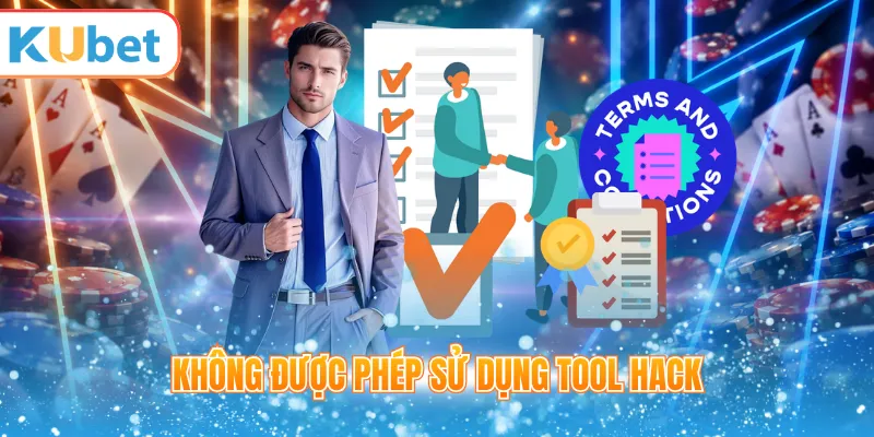 Không được phép sử dụng tool hack
